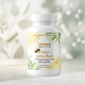 capsulas POLEN MAS jalea real de lantana natural