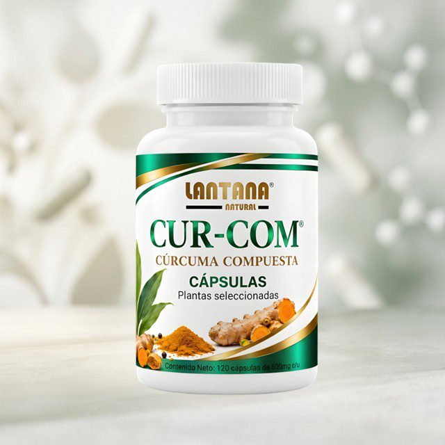 Curcuma compuesta 120 capsulas de lantana natural